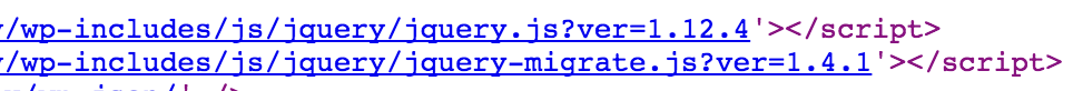 Default WordPress behaviour is to append the version as a query string.