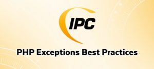 Title slide for the talk "PHP Exceptions Best Practices" for IPC 2020 in Berlin